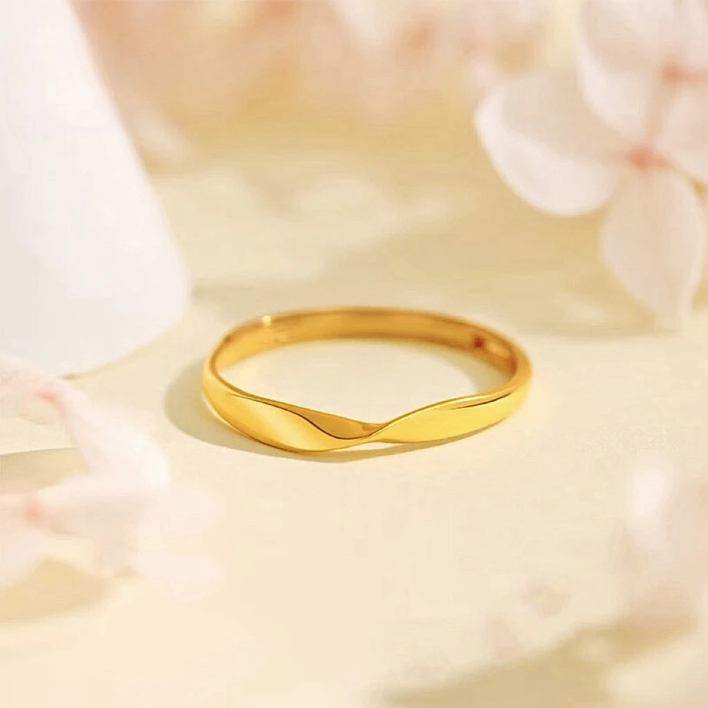 墨染霖 足银戒指 莫比乌斯戒指轻奢情侣小众极简古法时尚气质