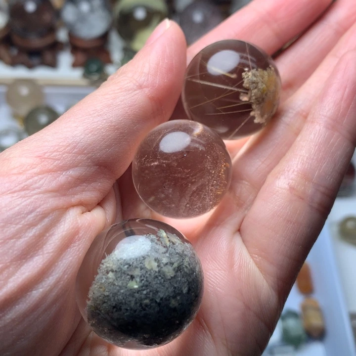 水晶珠宝半成品未镶嵌毛*