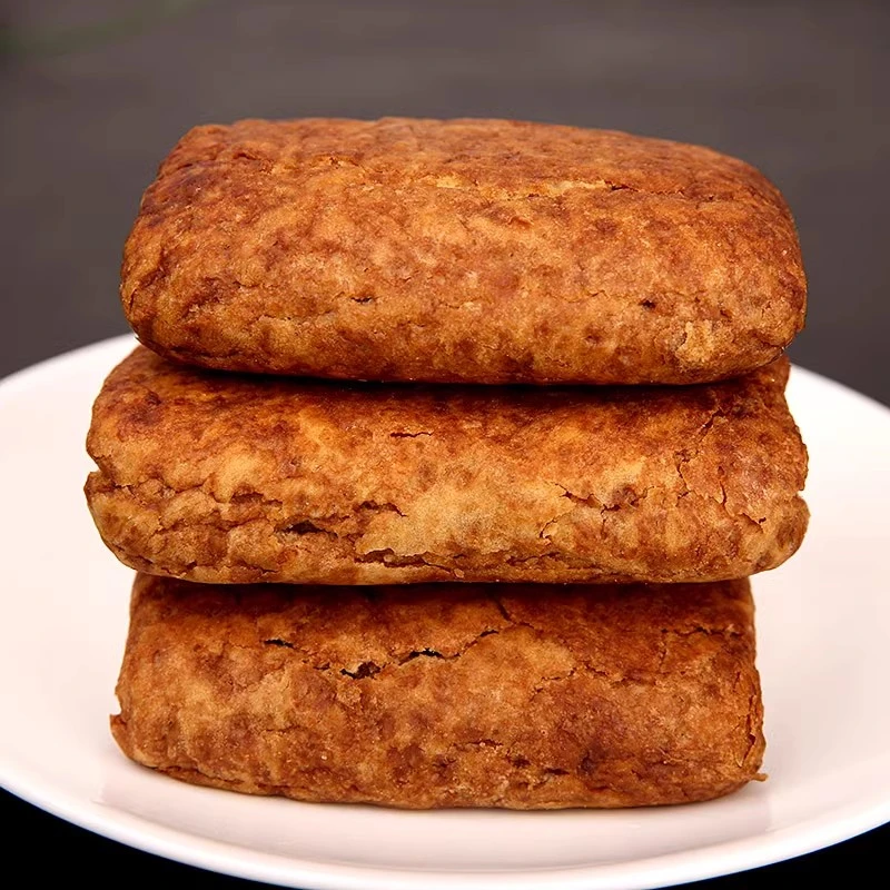 呼市红糖焙子胡麻油酥香味黑糖酥饼千层饼干货糕点宽巷子美食早餐