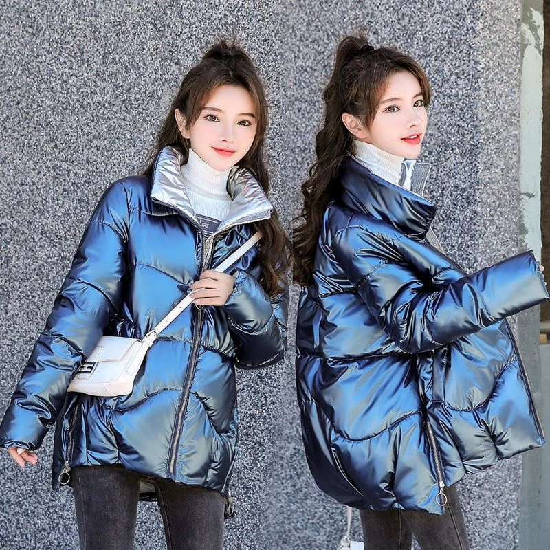 波司澄羽绒服双12特价大促亮皮免洗羽绒服女冬季短款羽绒袄2023新