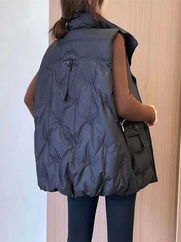 波司澄羽绒服双12特价大促200斤大码胖MM立领开衫马甲上衣2023秋