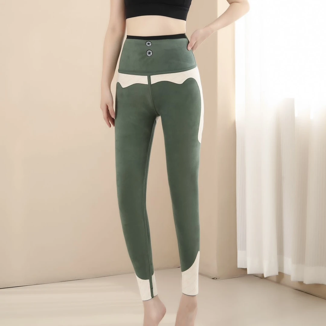 【杭州群姐家】2401冬季加绒艾草抑菌保暖芭比裤