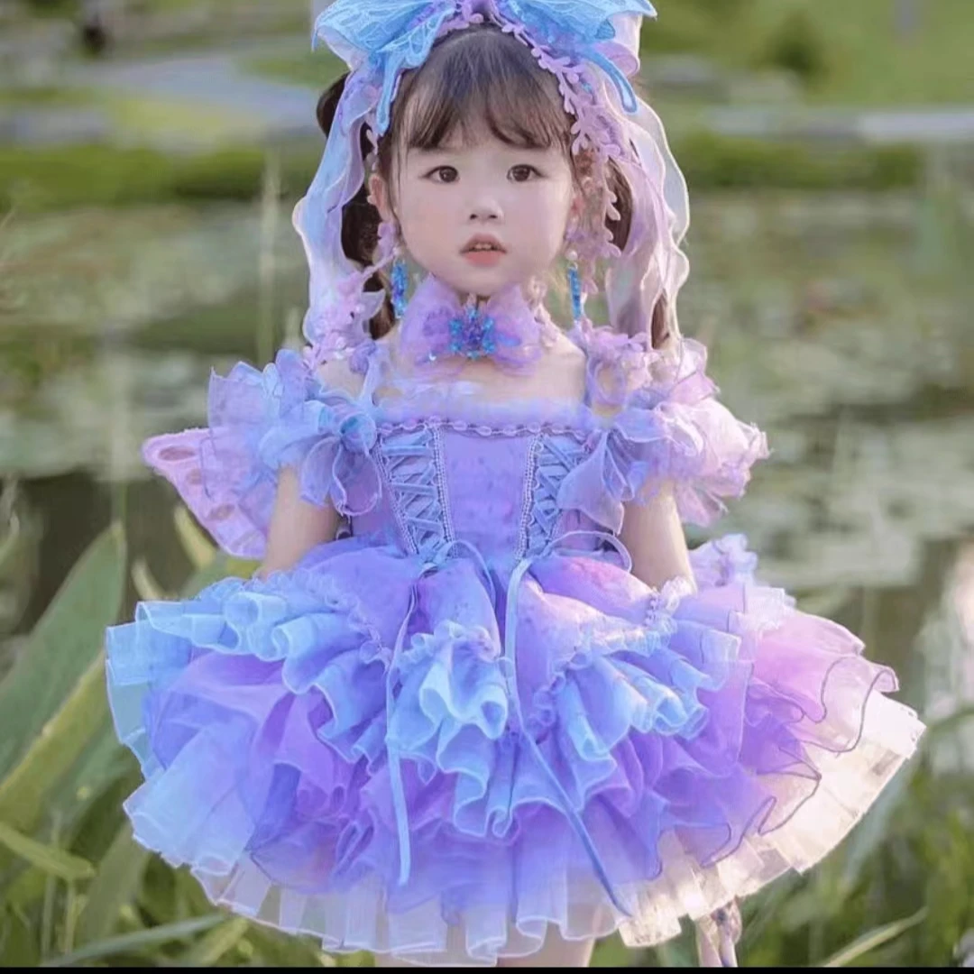 韩韩（147）鸢尾洛丽塔好看女孩走秀