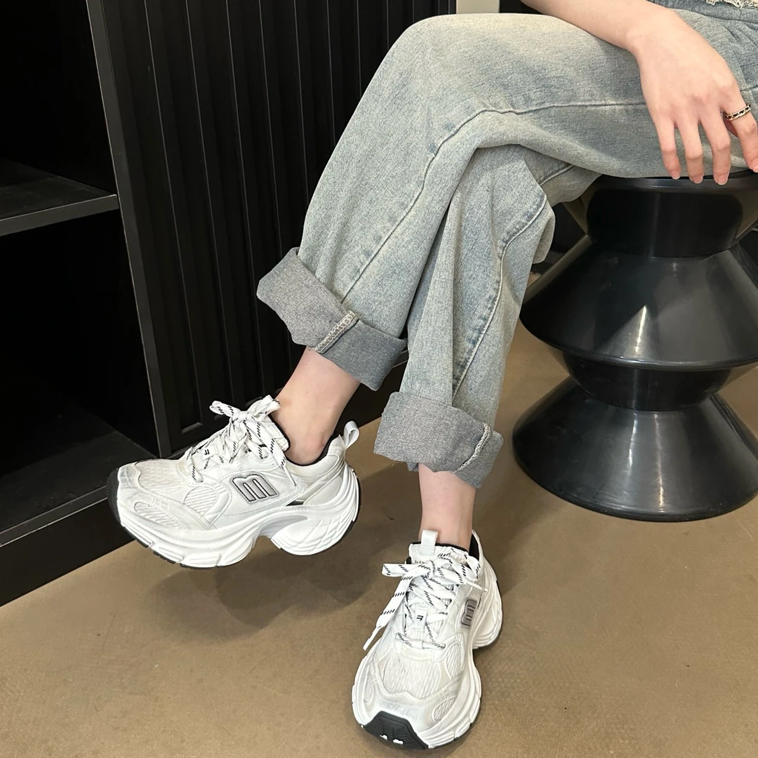 超火做旧脏脏脏鞋夏季明星同款时尚百搭厚底运动老爹鞋EC02-298