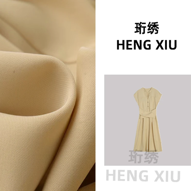 珩绣2024夏季新款原创设计微弹收腰女装连衣裙52550-2