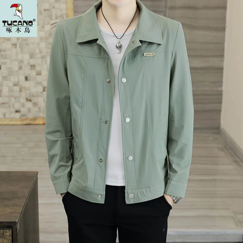 TUCANO/啄木鳥夏季薄款夹克外套男休闲上衣简约百搭时尚防晒衣潮