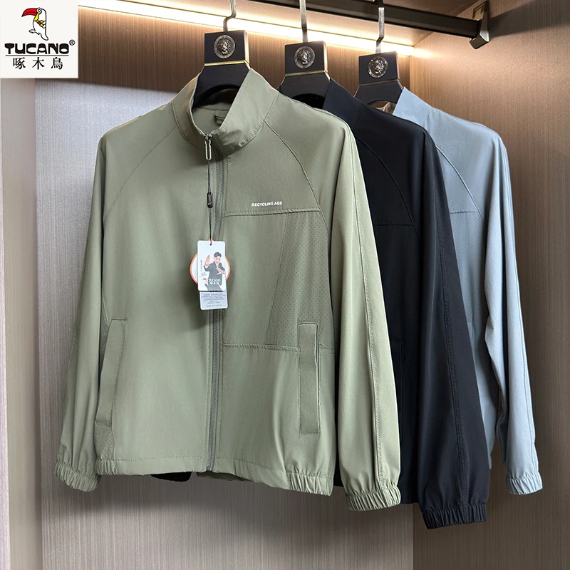 TUCANO/啄木鳥 UPF50+防紫外线透气防晒衣夏季薄款男士夹克外套