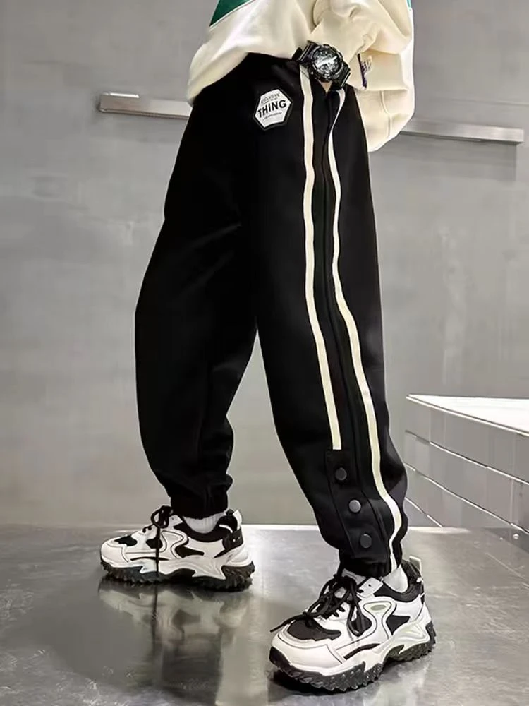 501454童装男童卫裤2024秋季儿童休闲洋气宽松休闲裤宝宝秋款裤子