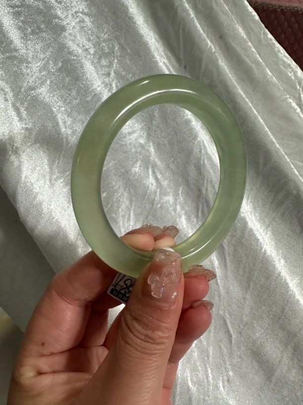 天然冰料岫玉浅绿手镯 专拍链接 颜色随机