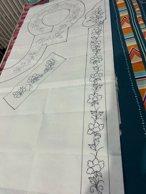 民族服饰领袖传统图案