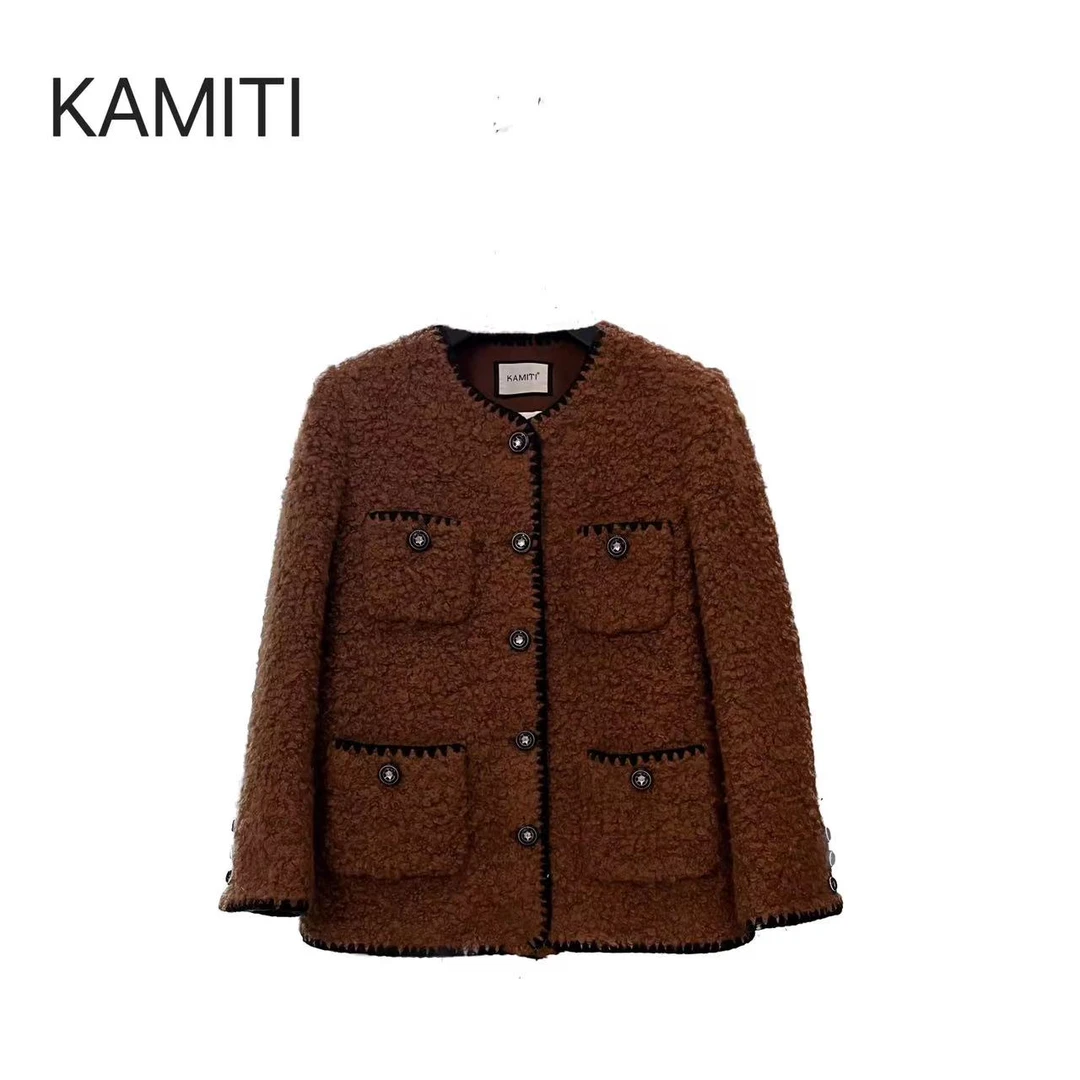 【珍妮】（90国标白鹅绒）2024冬季新款白色百搭时尚小香风外套