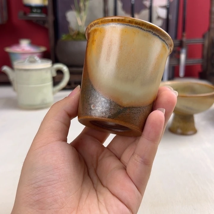 杯纯手工柴烧主人杯19
