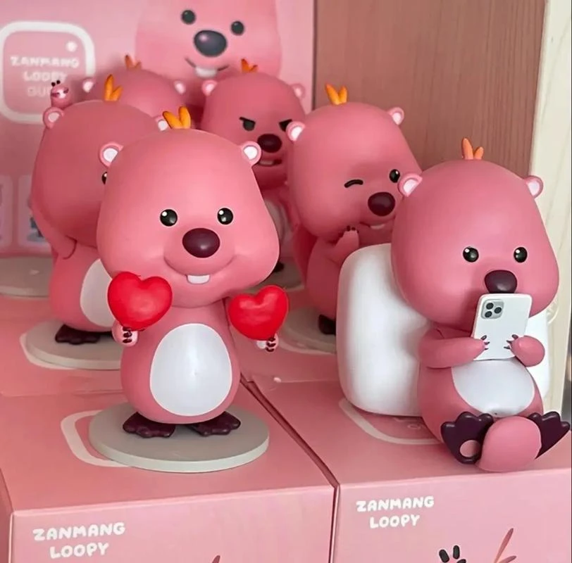 (萌萌萌拆盒)loppy冰箱贴萌粒潮玩手办摆件盲盒