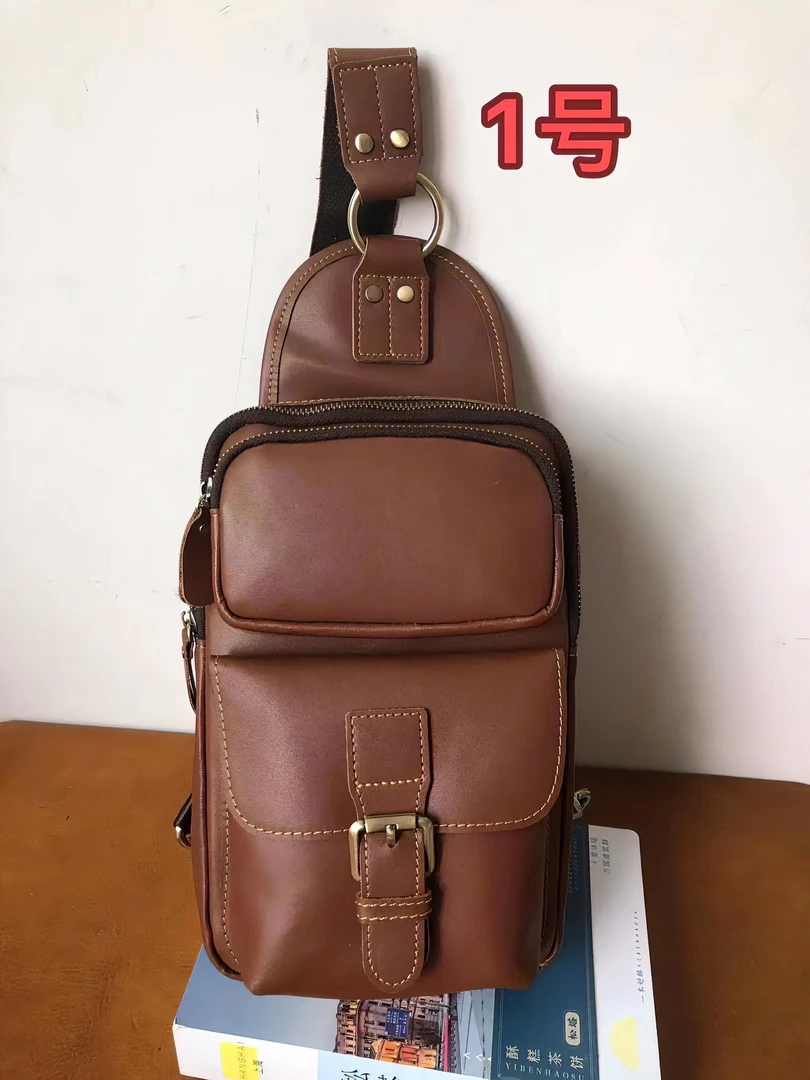 三将复古头层牛皮男包专场休闲百搭高品质孤品捡漏1#真皮男式