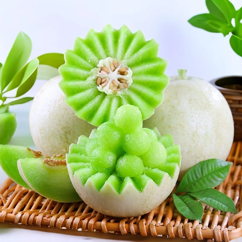 美味玉菇甜瓜新鲜水果当季整箱多规格香瓜蜜瓜冰淇淋甜瓜现货包邮