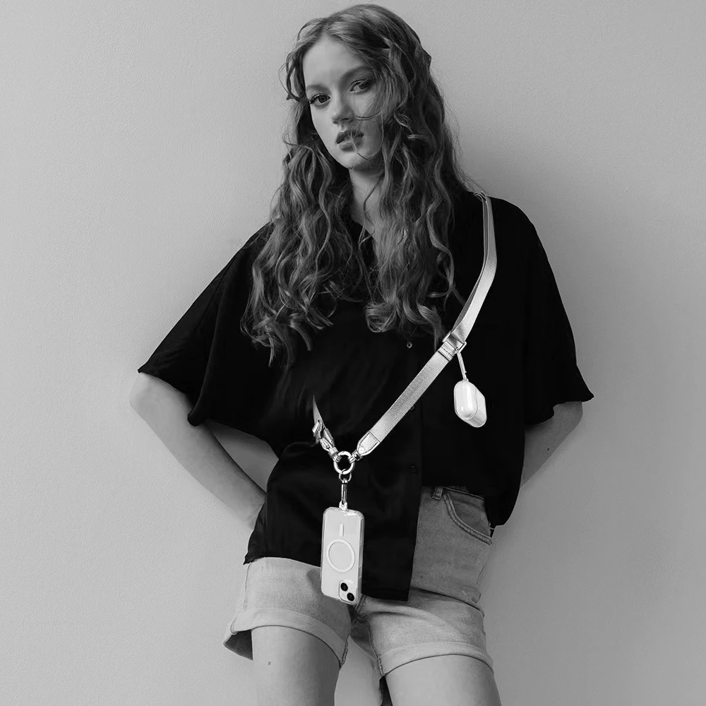 【JOYSCOMM 斜挎二合一链条】斜挎绳登山绳挂绳短款跨绳手链