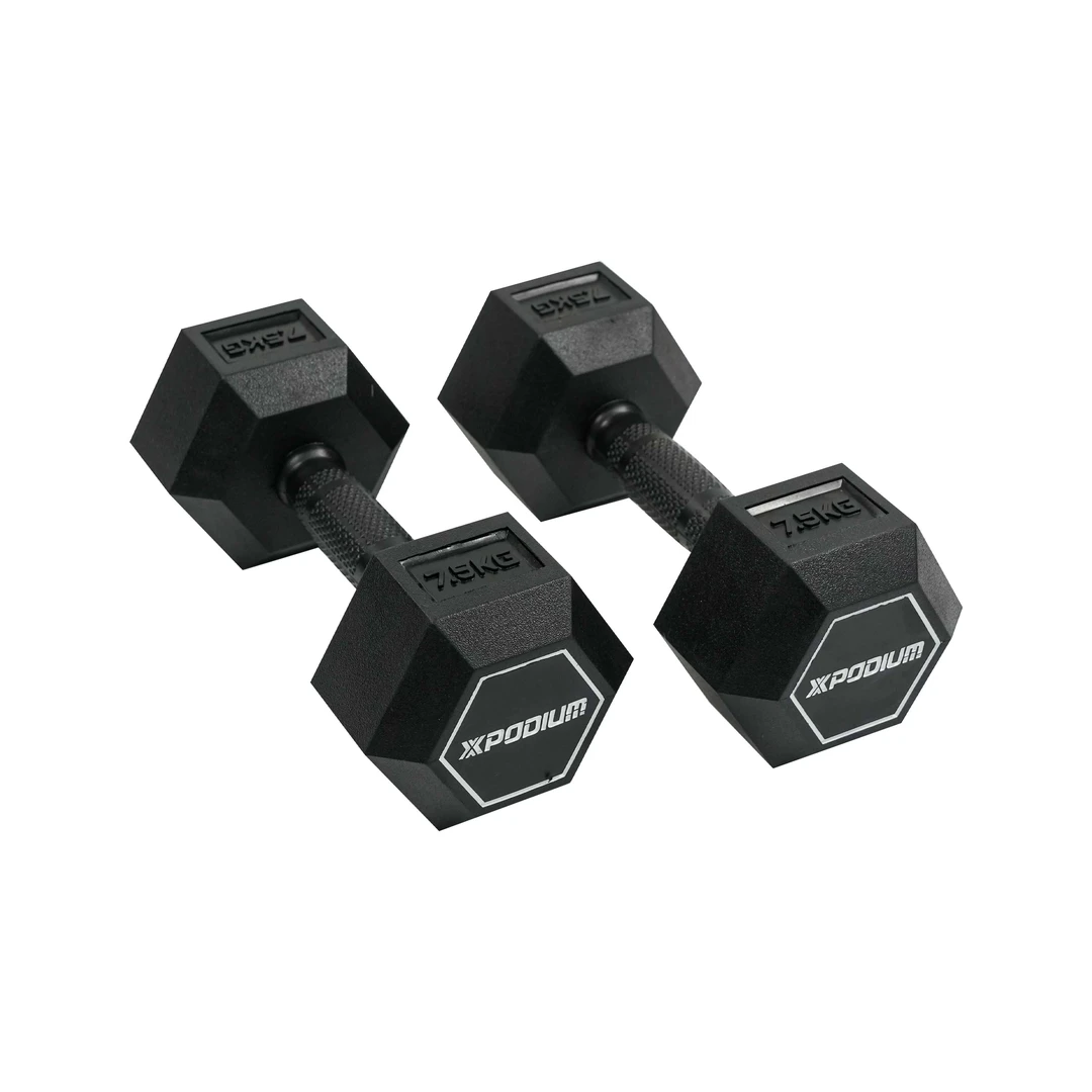 XPODIUM包胶哑铃健身家用器械男女练臂肌瑜伽深蹲练臀组合运动套