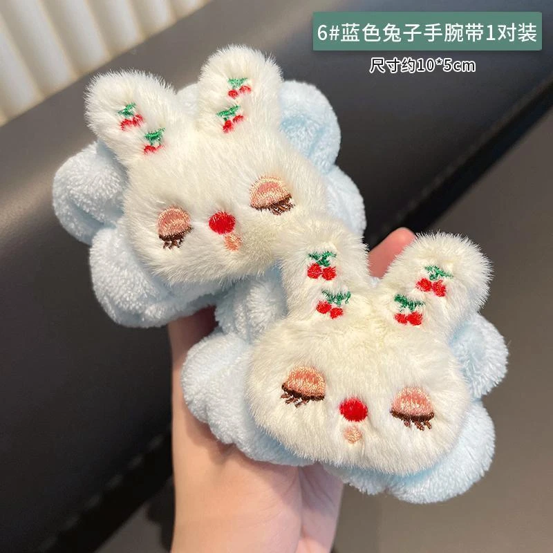 洗脸手腕带洗漱防湿护腕神器吸水防水洗面手圈发带发箍防水发绳女