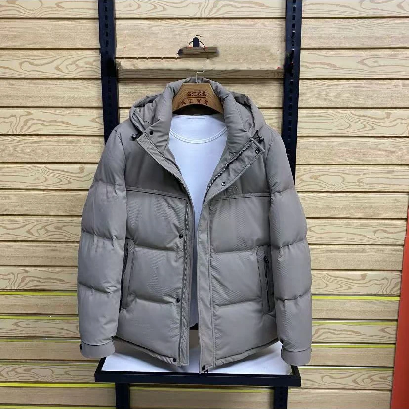 新款高品质男士活帽款休闲夹克外套