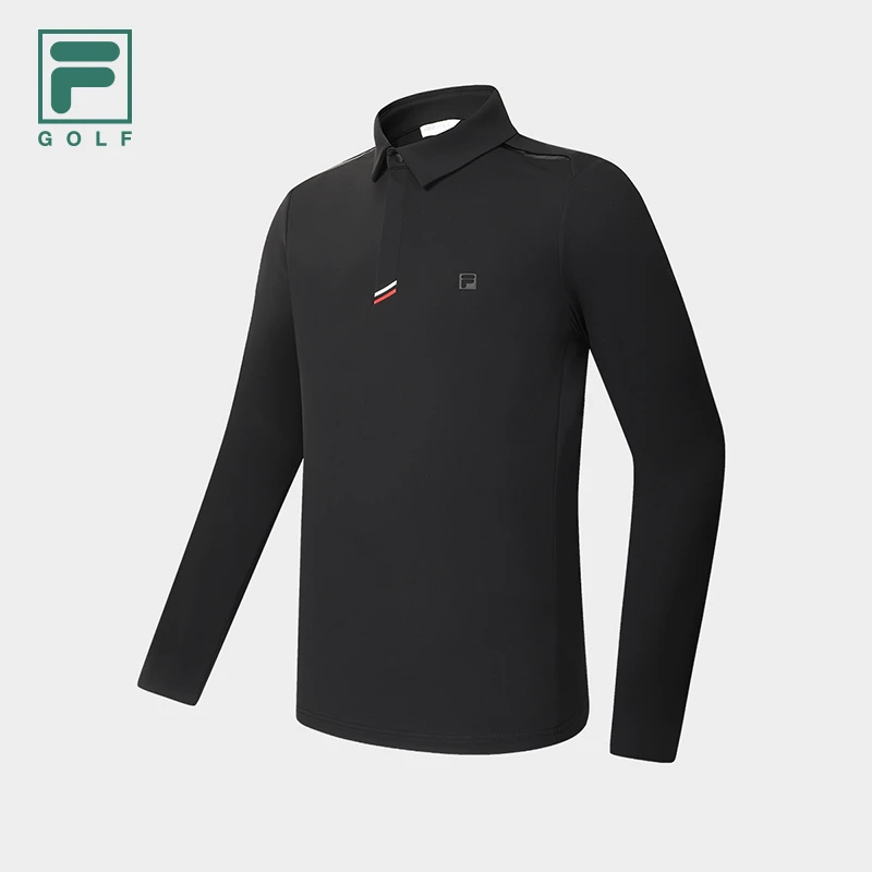 Fila/斐乐男士针织POLO衫【柔软高弹舒适】冬季高尔夫长袖内搭