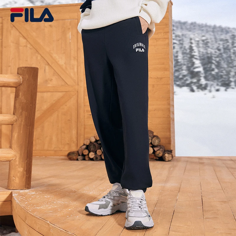 Fila/斐乐男士【舒适针织商务休闲裤】秋冬时尚长裤F11M349601F