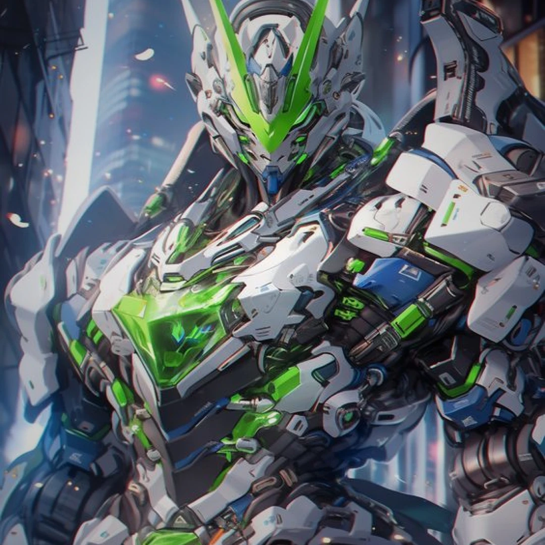 时空拼装模型机甲摆件 一端