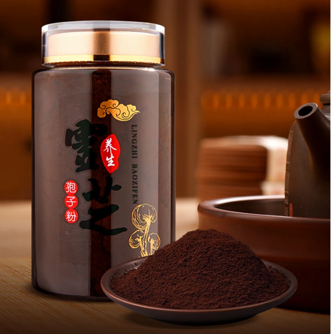 【七叔推荐】长白山灵芝孢子粉破壁油脂丰富