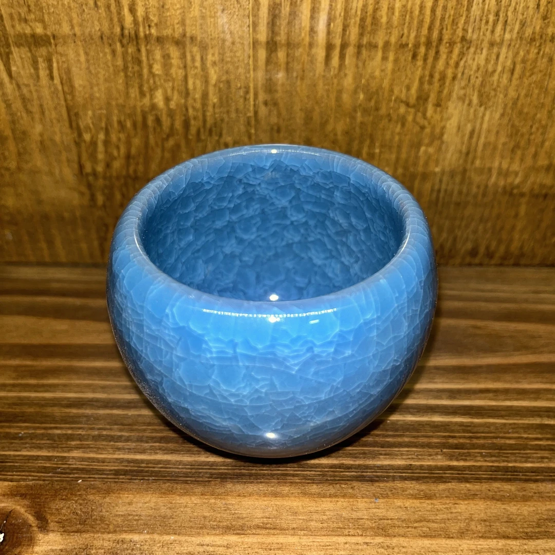 4蓝色龙蛋茶杯主人杯