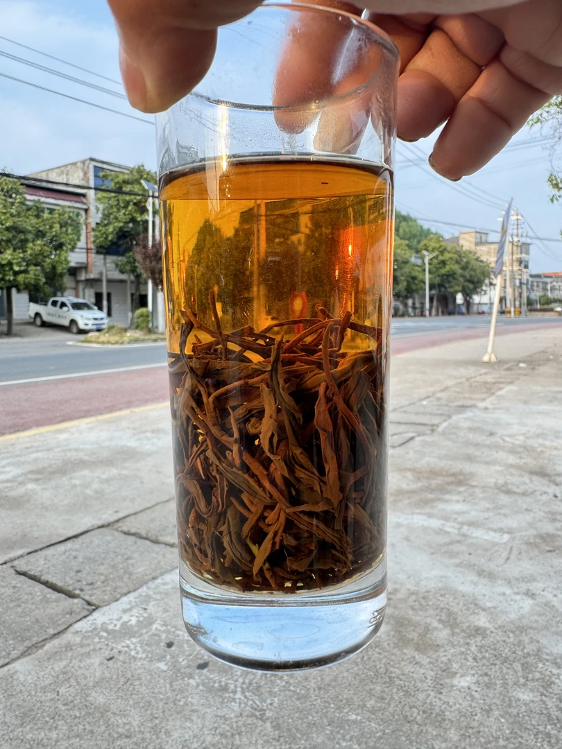 梁山尖牌信阳毛尖2025年红茶手工炒制