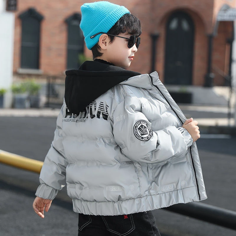巴拉巴拉男童冬季棉袄加绒加厚中大童2023新款儿童羽绒羽绒服洋气