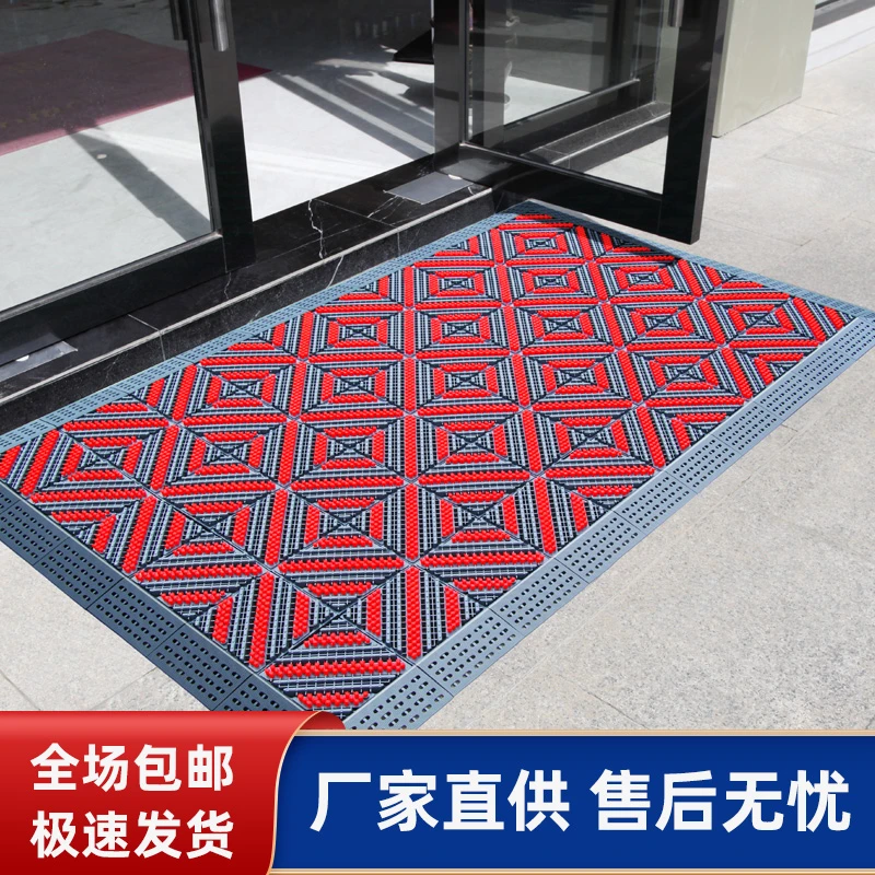 三合一拼接防滑除尘地垫高档防晒户外防滑垫家用防水脚垫可定制