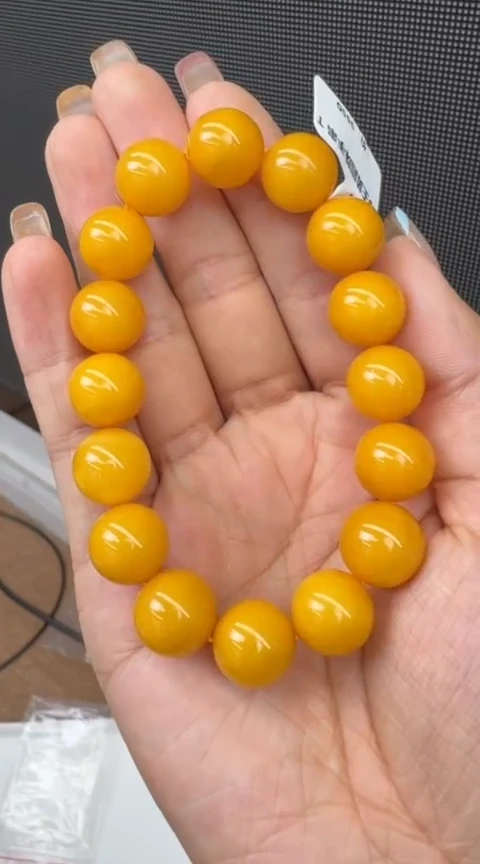 【闪购商品】琥珀手串未镶嵌608秒拍号