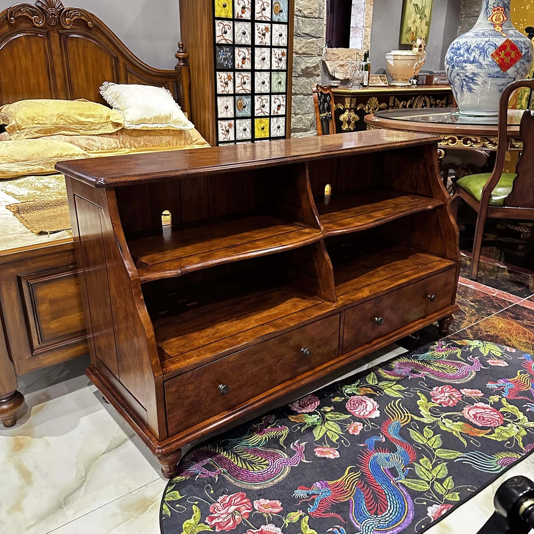 电视柜柜子客厅电视柜简约电视柜美式新中式矮柜145*50*81cm