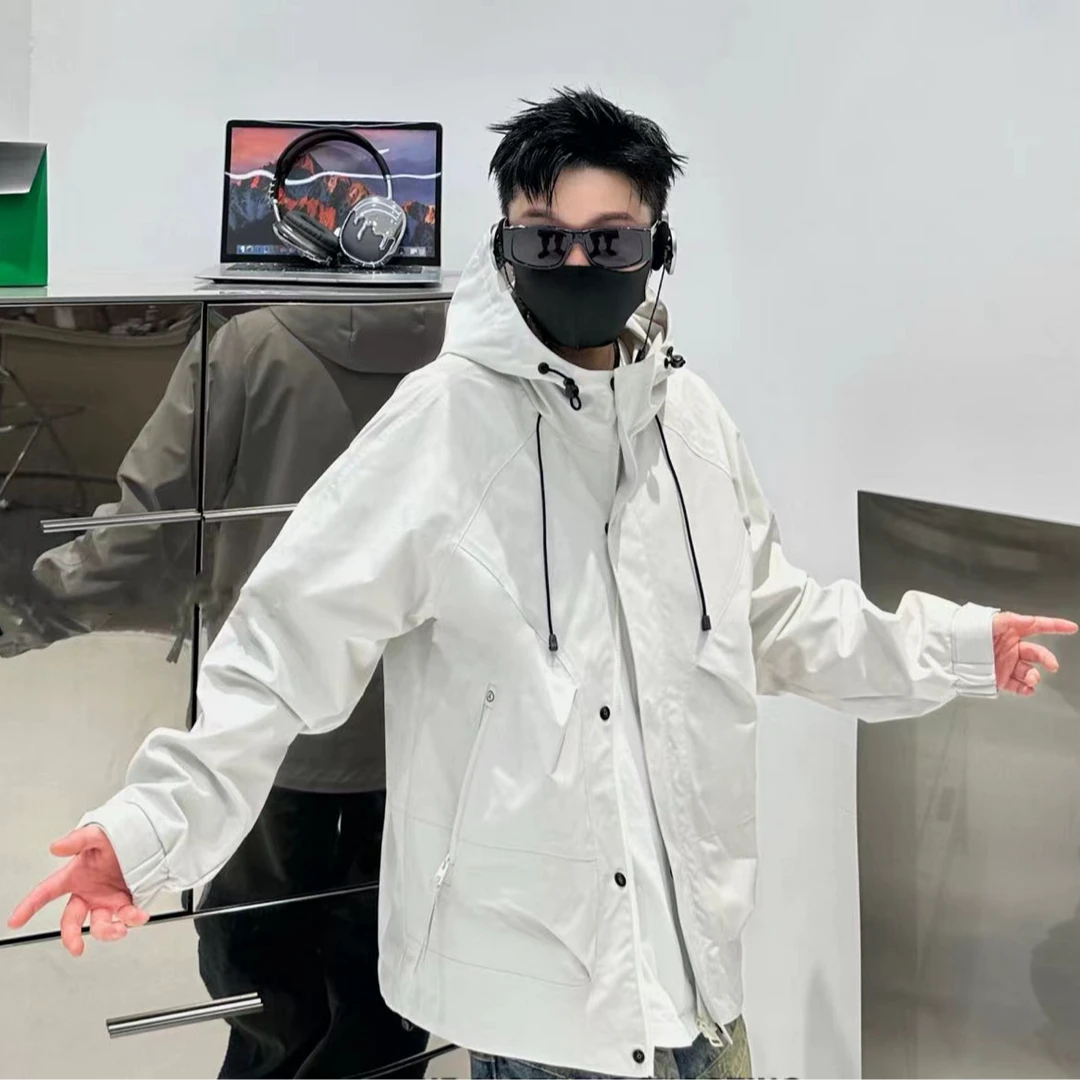 《大简至上》秋冬季加厚连帽冲锋衣棉服-88277