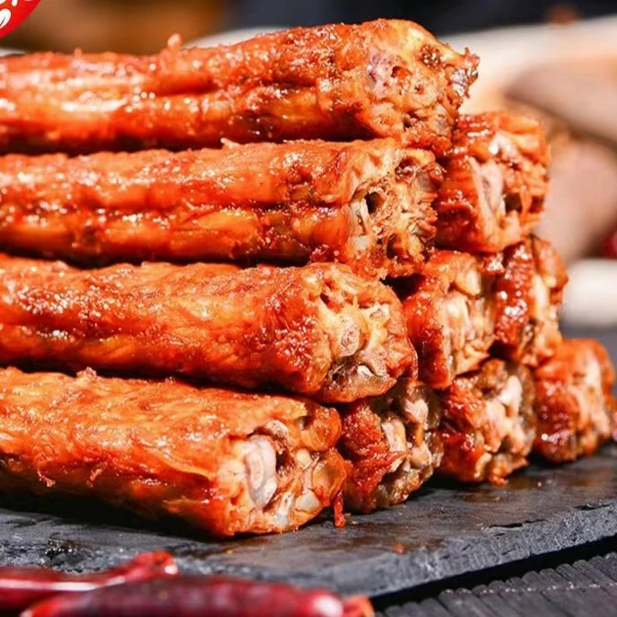 奇方妙卤风干烤脖零食卤味鸡脖宿舍食品吮指细嫩嚼劲手撕麻辣味
