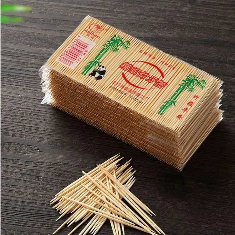 【20包约4000根】一次性双头牙签剔牙工具家用酒店细牙签