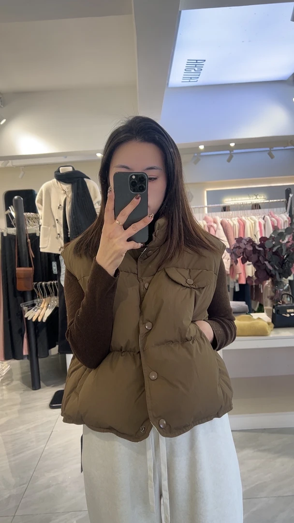 2024韩版时尚休闲百搭白鸭鸭马甲