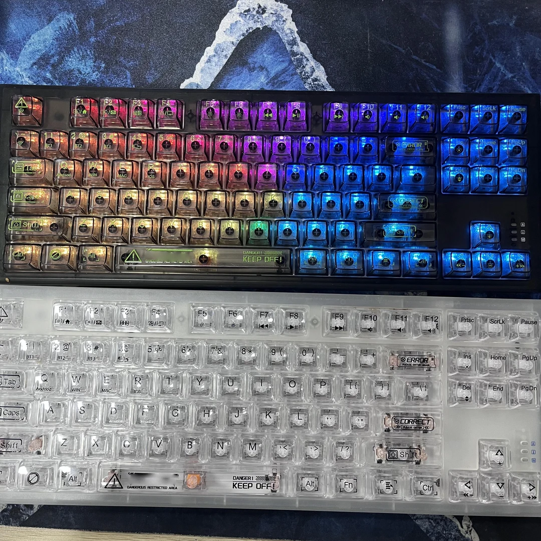 95新 AULA/狼蛛 F3032机械游戏客制化键盘 三模【带接收器】