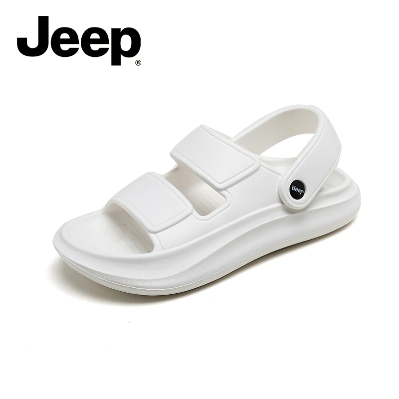 JEEP/吉普凉鞋男夏季新款外穿男士休闲沙滩鞋户外防滑软底凉拖鞋