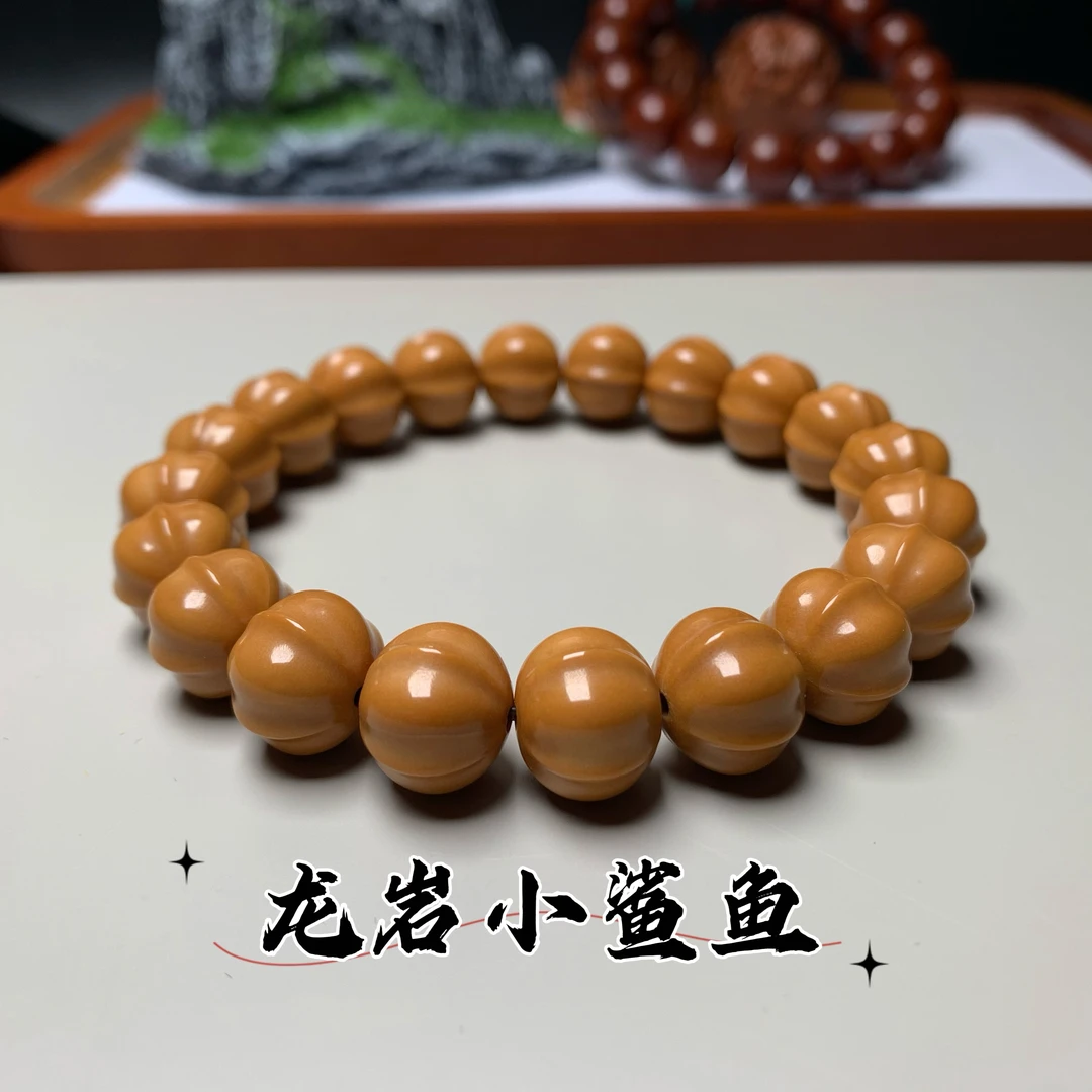 【木子甄选】龙岩四花小鲨鱼-猴头核桃-无暇-油性足-尺寸12左右