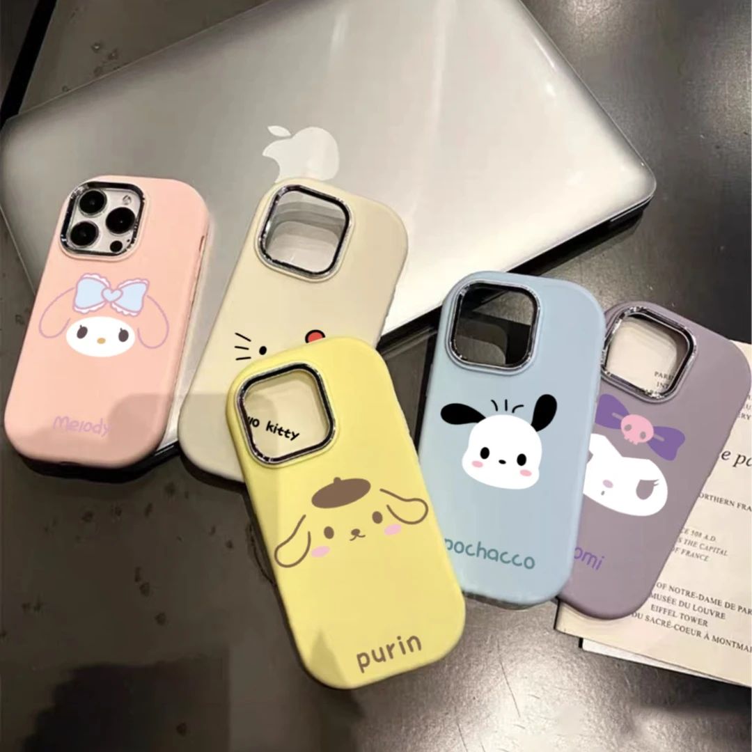 创意可爱卡通三丽鸥头像苹果15手机壳iphone13/14promax防摔12软1