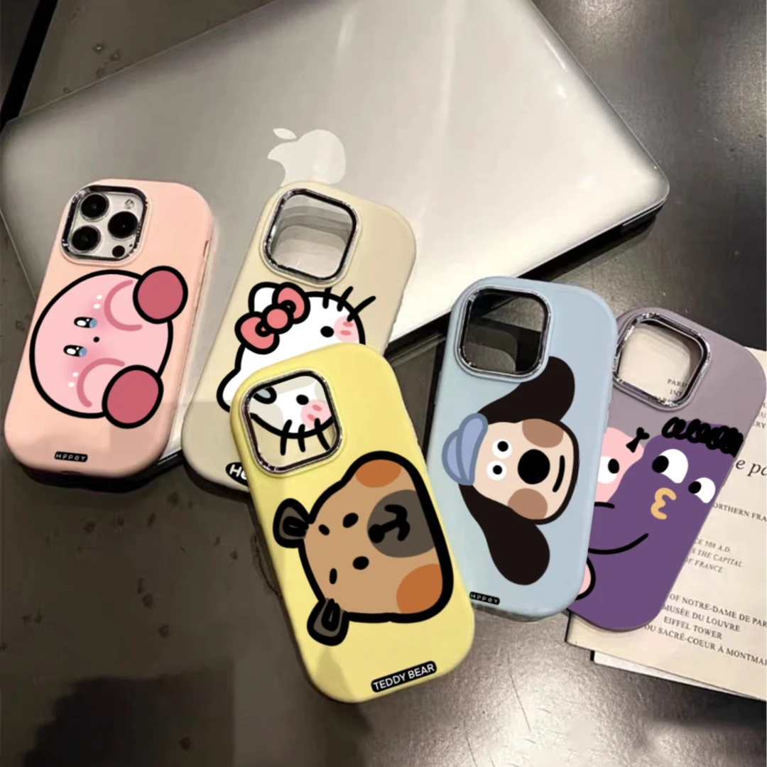 创意可爱卡通头像合集苹果15手机壳iphone13/14promax肤感12防摔x