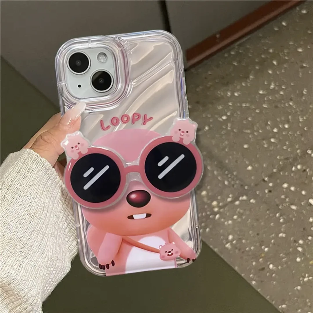 镭射露比适用苹果14ProMax手机壳iPhone13/12女11新款XS套x/loppy