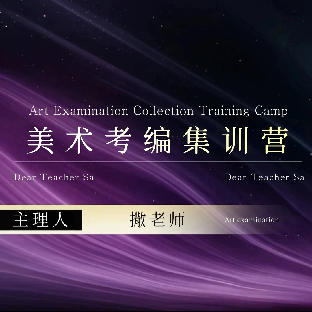 【撒老师】美术考编集训营