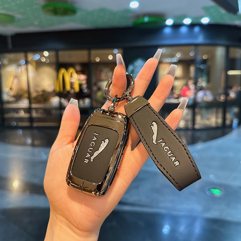 捷豹钥匙套新xfl男xel专用epace壳fpace包ftype高档XJL金属扣xe男