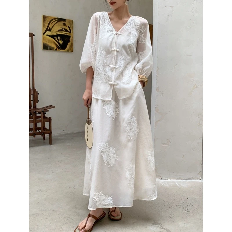 气质新中式显瘦百搭上衣衬衫 1703