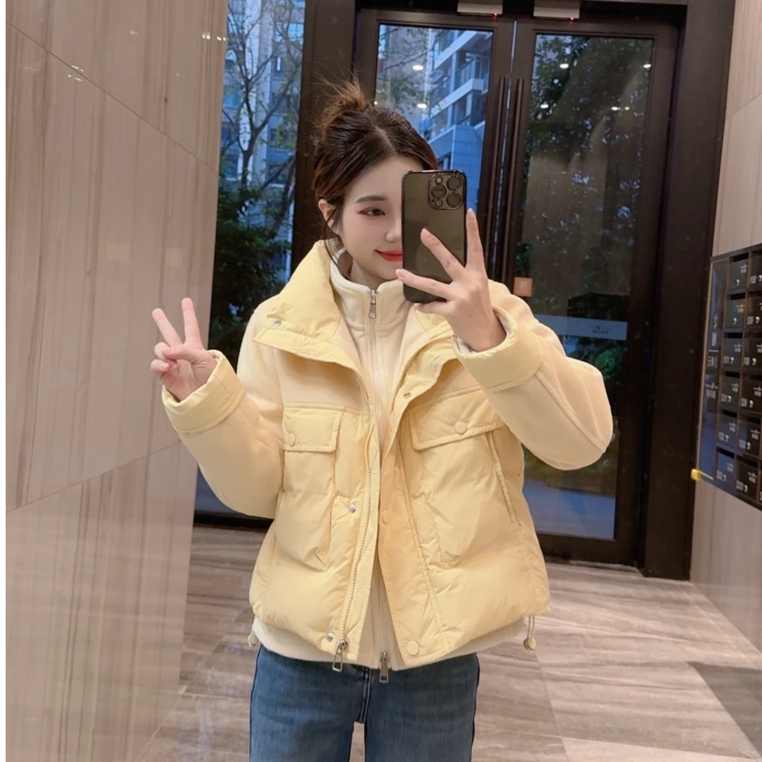 奈奈妮【人间显白】短款棉服外套秋冬保暖洋气时尚百搭8733