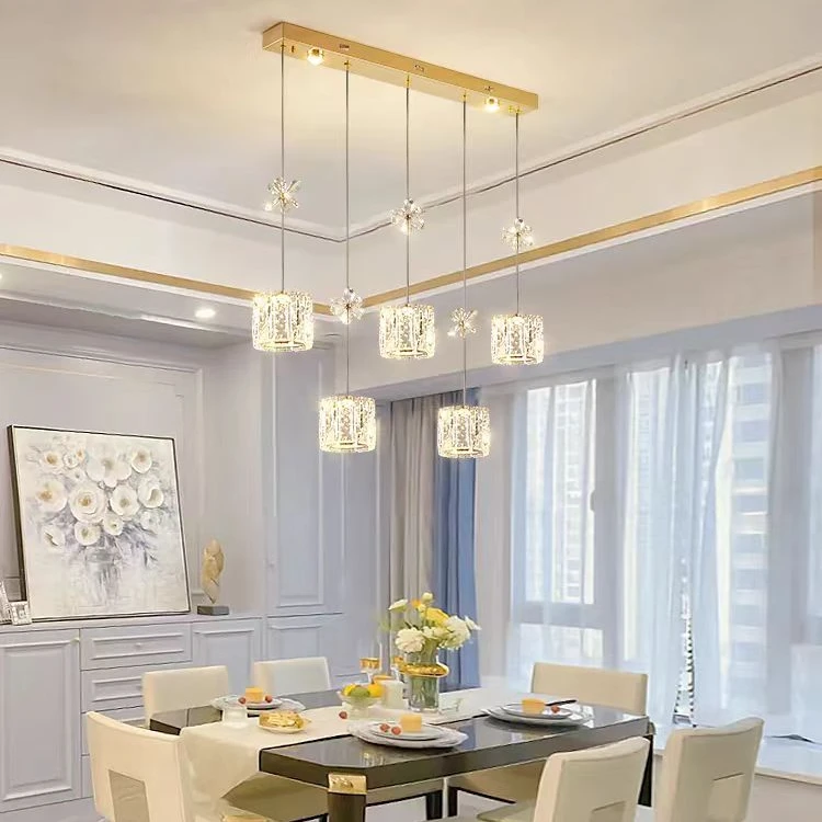 餐厅灯主卧简约2024新款圆形大气餐桌家用卧室房间灯大厅轻奢主卧