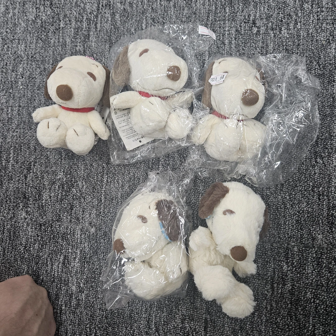 史努比2色公仔毛绒玩具老货微瑕微脏 介意慎下单