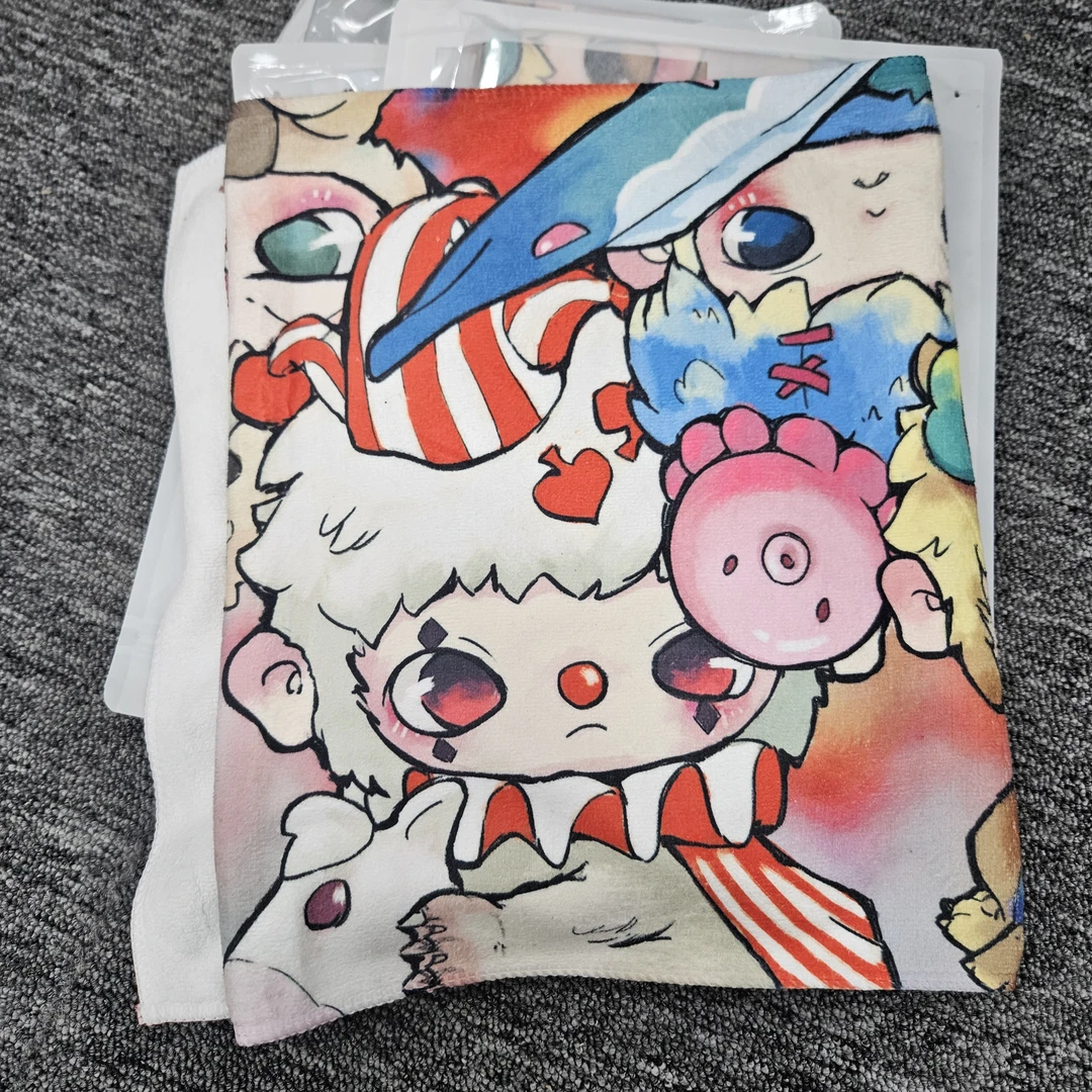 可爱卡通漫画毛巾